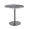 Holland Bar Stool Co 36" Tall OD214 Stainless Steel Table Base 22" Diameter 30" Diameter Greystone Top OD214-2236SSOD30RGryStn - alternate 1